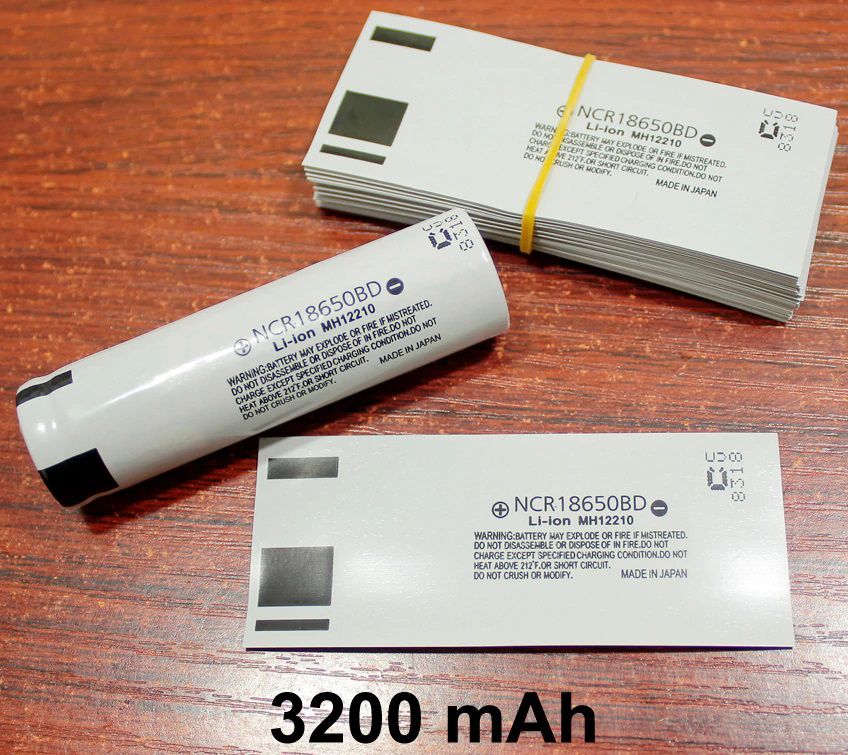 PVC falso ncr18650BD